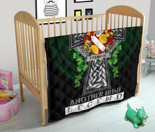 Fitz-Nicol Ireland Premium Quilt Family Crest Ireland Legend - Image 12