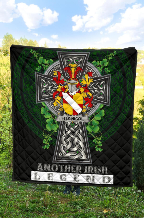 Fitz-Nicol Ireland Premium Quilt Family Crest Ireland Legend - Image 4