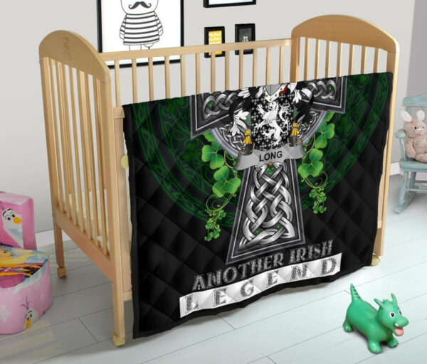 Long or Longe Ireland Premium Quilt Family Crest Ireland Legend - Image 12