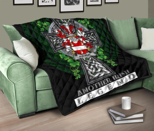 Alcock Ireland Premium Quilt Family Crest Ireland Legend - Image 10