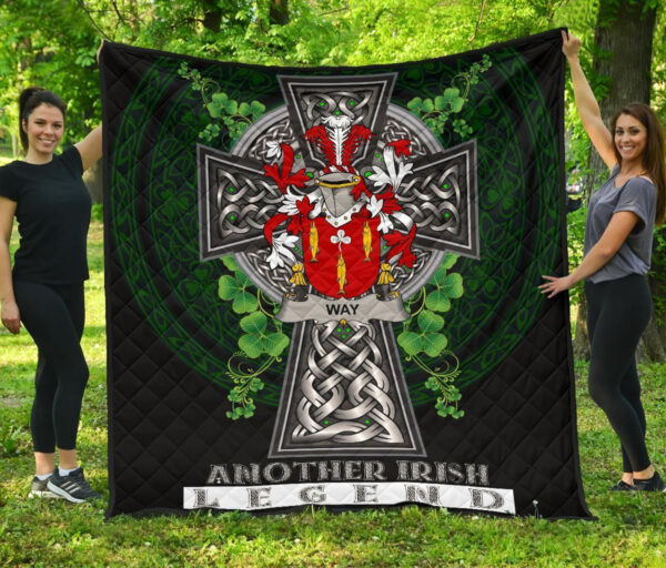 Way Ireland Premium Quilt Family Crest Ireland Legend