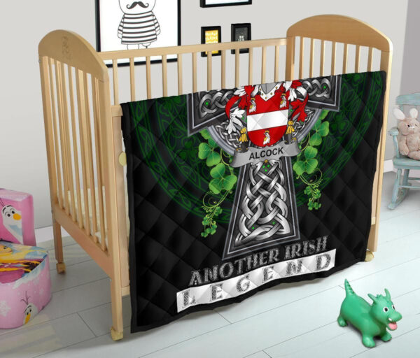 Alcock Ireland Premium Quilt Family Crest Ireland Legend - Image 12