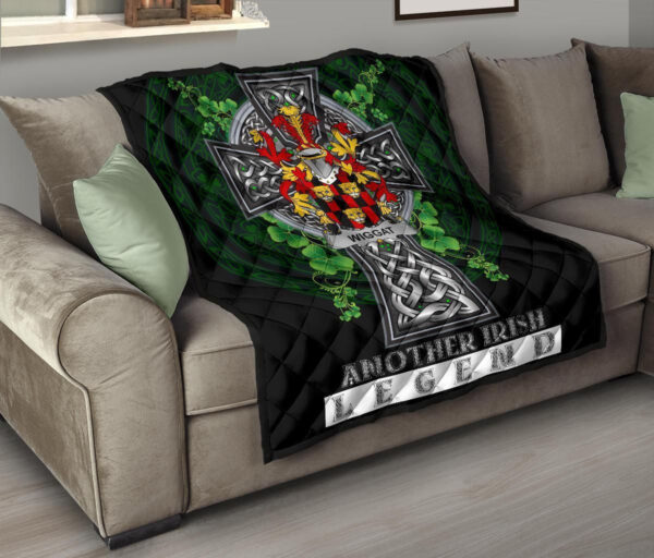 Wiggat Ireland Premium Quilt Family Crest Ireland Legend - Image 9