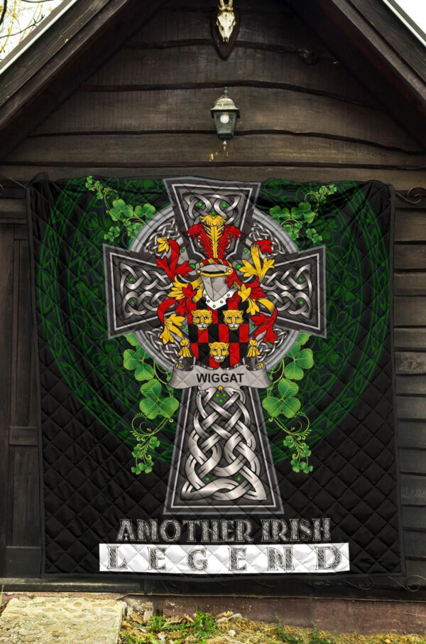 Wiggat Ireland Premium Quilt Family Crest Ireland Legend - Image 5