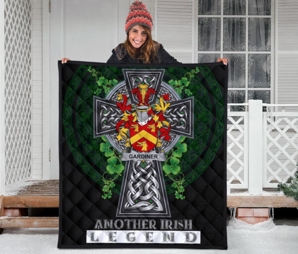 Gardiner Ireland Premium Quilt Family Crest Ireland Legend - Image 3