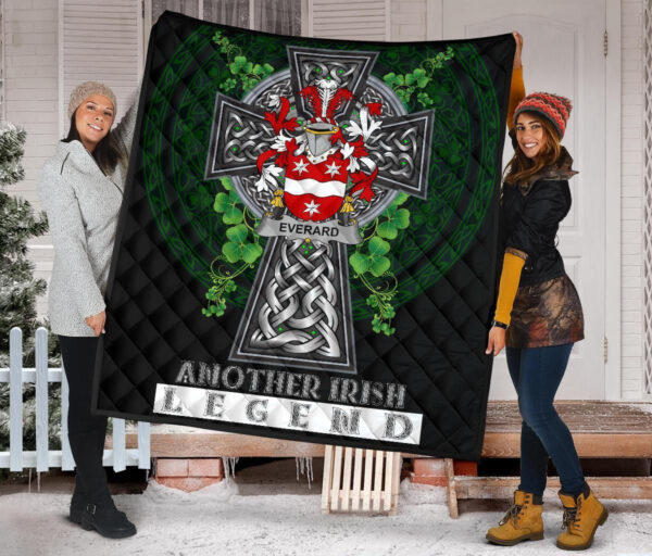 Everard Ireland Premium Quilt Family Crest Ireland Legend - Image 2