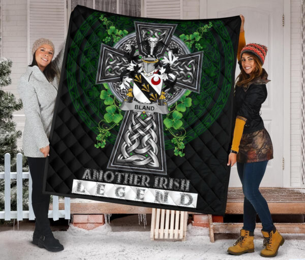 Bland Ireland Premium Quilt Family Crest Ireland Legend - Image 2