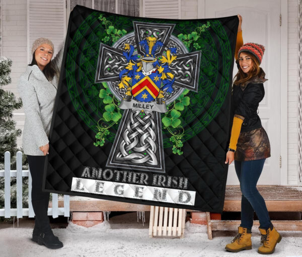 Milley or O'Millea Ireland Premium Quilt Family Crest Ireland Legend - Image 2