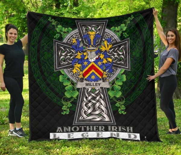 Milley or O'Millea Ireland Premium Quilt Family Crest Ireland Legend