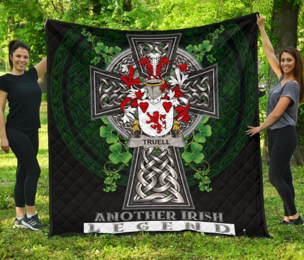 Truell Ireland Premium Quilt Family Crest Ireland Legend