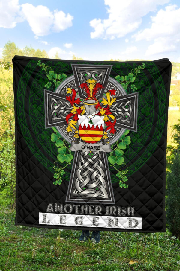 Hare or O'Hare Ireland Premium Quilt Family Crest Ireland Legend - Image 4