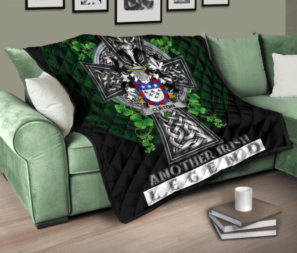 Clinton Ireland Premium Quilt Family Crest Ireland Legend - Image 10