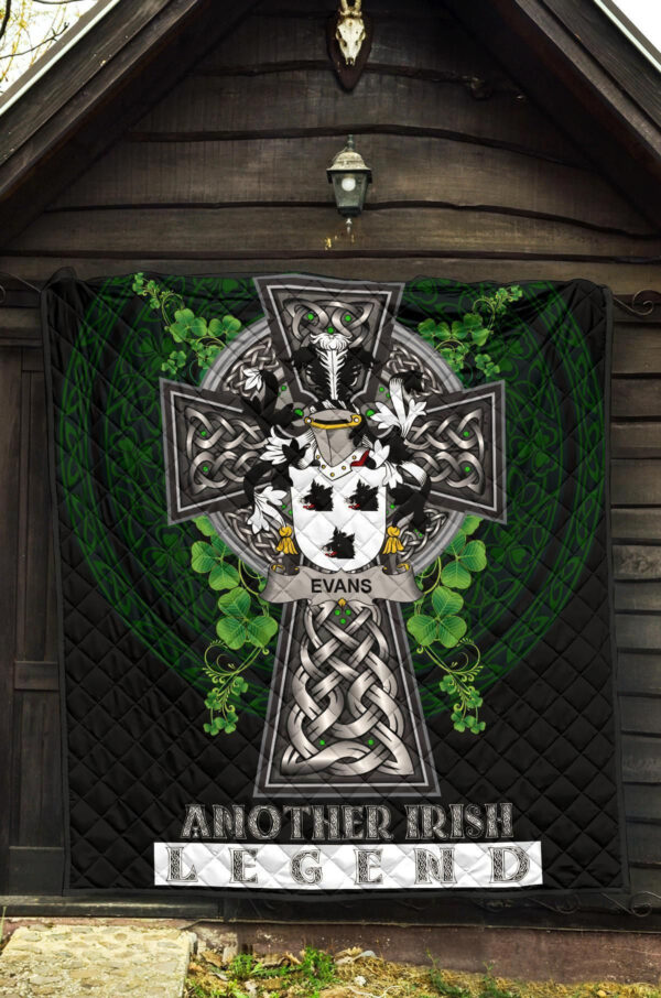 Evans Ireland Premium Quilt Family Crest Ireland Legend - Image 5