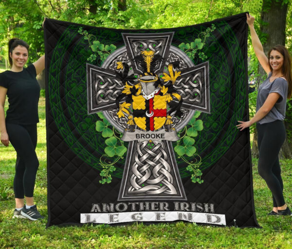 Brooke Ireland Premium Quilt Family Crest Ireland Legend