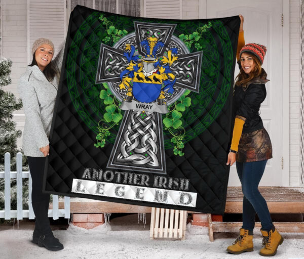 Wray Ireland Premium Quilt Family Crest Ireland Legend - Image 2