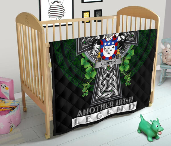 Clinton Ireland Premium Quilt Family Crest Ireland Legend - Image 12