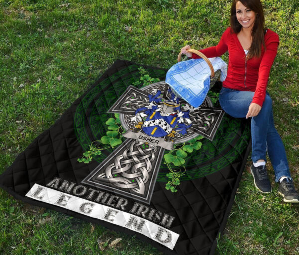 Usher Ireland Premium Quilt Family Crest Ireland Legend - Image 6