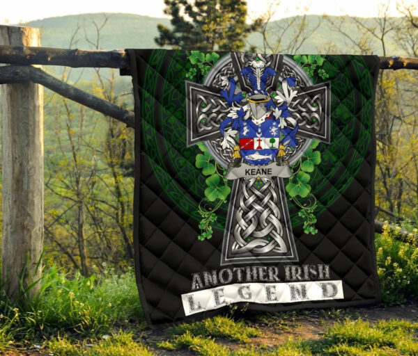 Keane or O'Cahan Ireland Premium Quilt Family Crest Ireland Legend - Image 8