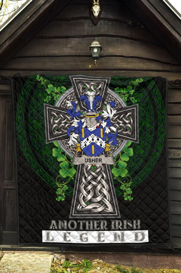 Usher Ireland Premium Quilt Family Crest Ireland Legend - Image 5