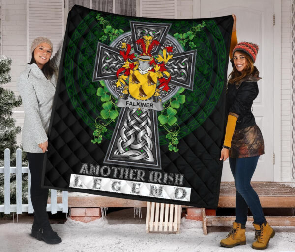 Falkiner Ireland Premium Quilt Family Crest Ireland Legend - Image 2