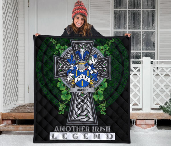 Usher Ireland Premium Quilt Family Crest Ireland Legend - Image 3