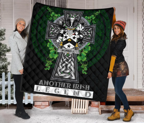 Monsell Ireland Premium Quilt Family Crest Ireland Legend - Image 2