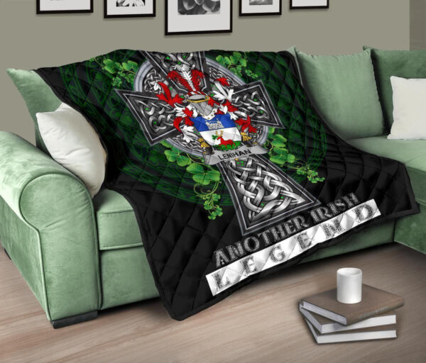 Lenihan or O'Lenaghan Ireland Premium Quilt Family Crest Ireland Legend - Image 10