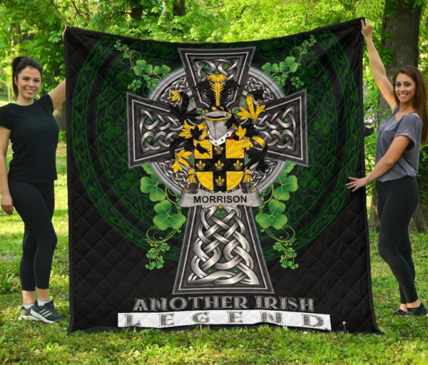 Morrison Ireland Premium Quilt Family Crest Ireland Legend