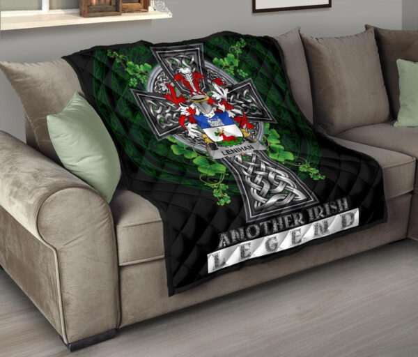 Lenihan or O'Lenaghan Ireland Premium Quilt Family Crest Ireland Legend - Image 9