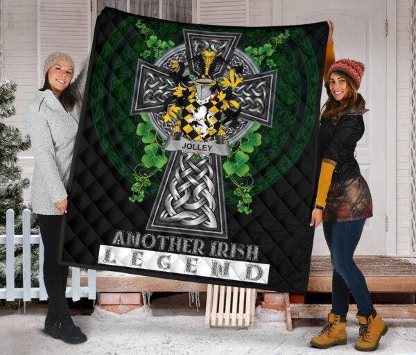 Jolley or Jolly Ireland Premium Quilt Family Crest Ireland Legend - Image 2