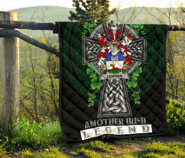 Lenihan or O'Lenaghan Ireland Premium Quilt Family Crest Ireland Legend - Image 8