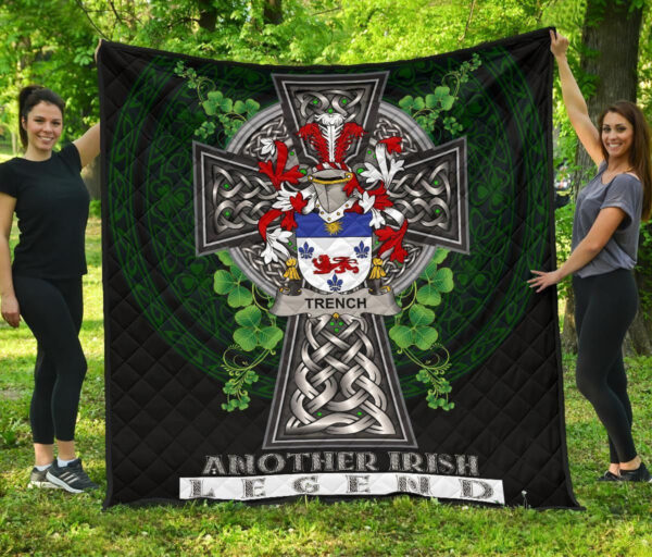 Trench Ireland Premium Quilt Family Crest Ireland Legend