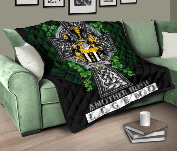 Kelleher or O'Kelleher Ireland Premium Quilt Family Crest Ireland Legend - Image 10