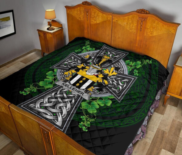 Kelleher or O'Kelleher Ireland Premium Quilt Family Crest Ireland Legend - Image 11