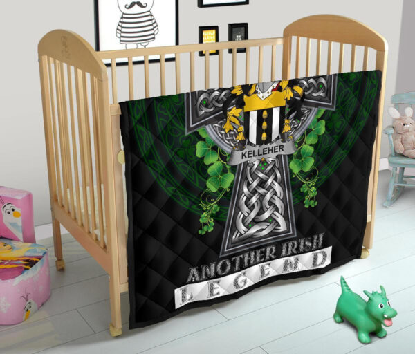 Kelleher or O'Kelleher Ireland Premium Quilt Family Crest Ireland Legend - Image 12