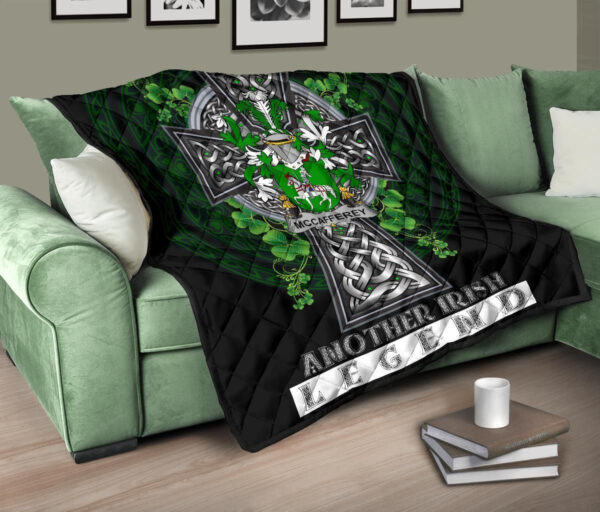 McCafferey or McCaffrey Ireland Premium Quilt Family Crest Ireland Legend - Image 10