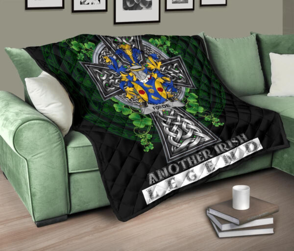 Forde or Consnave Ireland Premium Quilt Family Crest Ireland Legend - Image 10