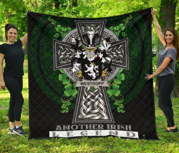 Westropp Ireland Premium Quilt Family Crest Ireland Legend