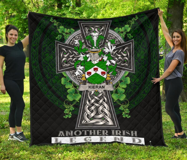 Kieran or O'Kieran Ireland Premium Quilt Family Crest Ireland Legend