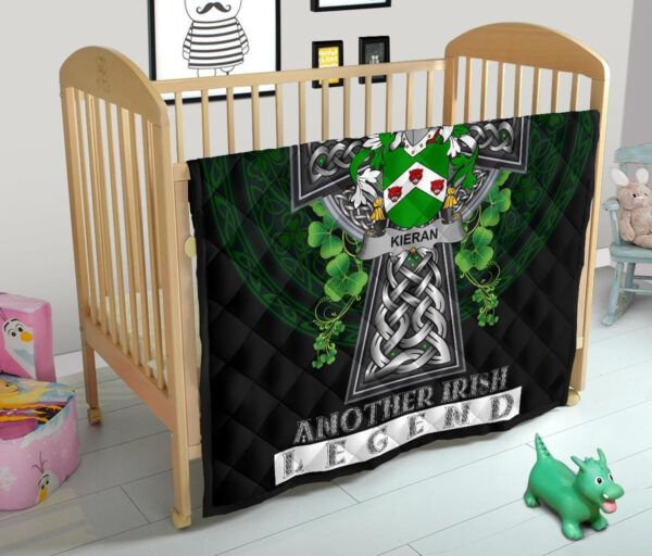 Kieran or O'Kieran Ireland Premium Quilt Family Crest Ireland Legend - Image 12