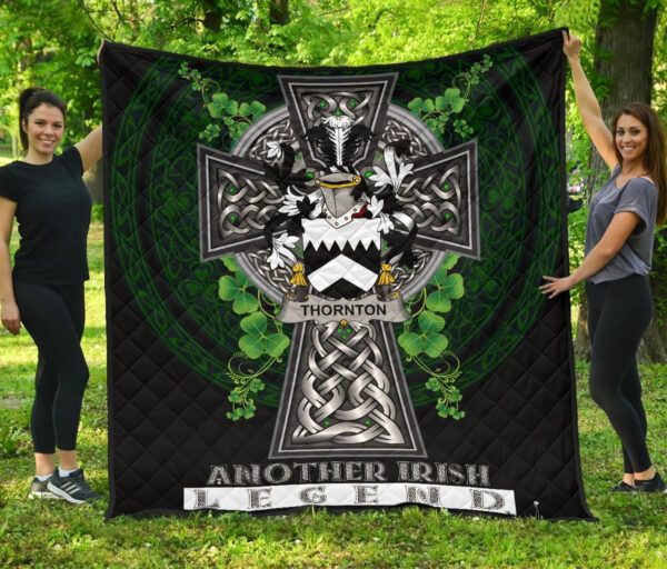 Thornton Ireland Premium Quilt Family Crest Ireland Legend