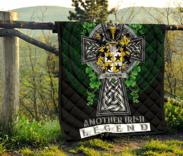 Glennon or Glenane Ireland Premium Quilt Family Crest Ireland Legend - Image 8