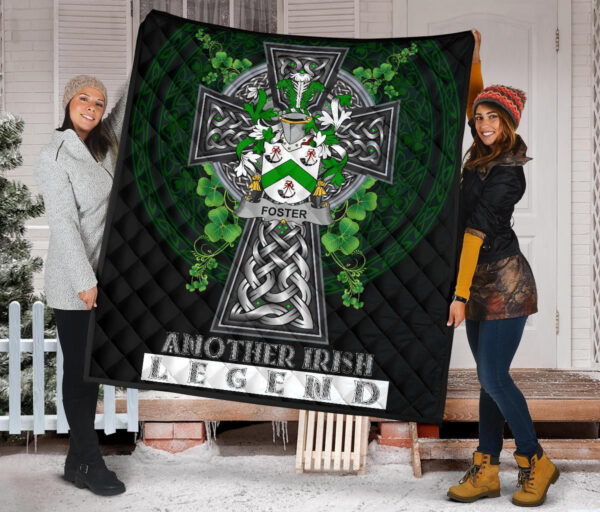 Foster Ireland Premium Quilt Family Crest Ireland Legend - Image 2