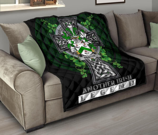 Foster Ireland Premium Quilt Family Crest Ireland Legend - Image 9