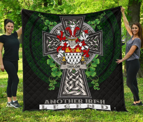 Taylor Ireland Premium Quilt Family Crest Ireland Legend