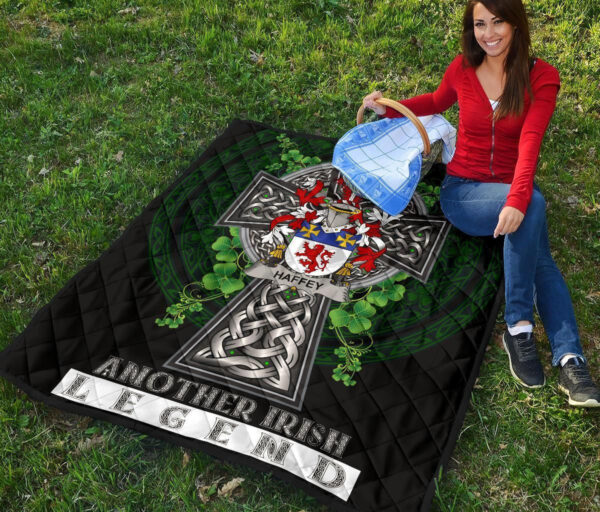 Haffey Ireland Premium Quilt Family Crest Ireland Legend - Image 6