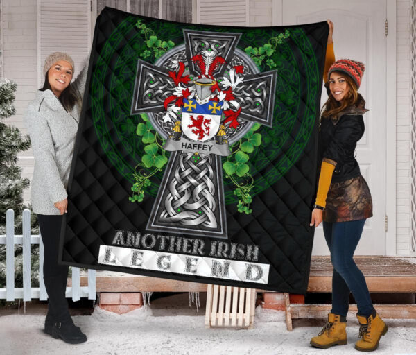 Haffey Ireland Premium Quilt Family Crest Ireland Legend - Image 2