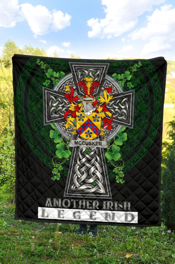 McCusker or Cosker Ireland Premium Quilt Family Crest Ireland Legend - Image 4