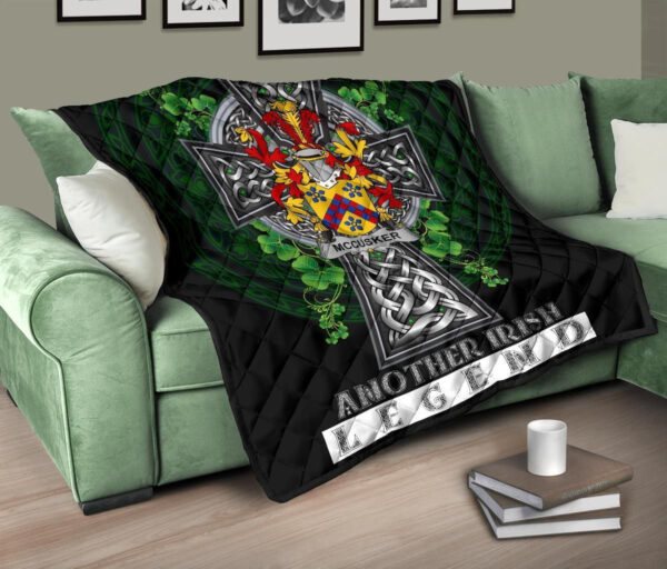 McCusker or Cosker Ireland Premium Quilt Family Crest Ireland Legend - Image 10