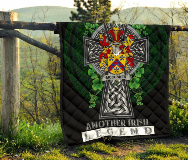 McCusker or Cosker Ireland Premium Quilt Family Crest Ireland Legend - Image 8